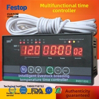 Festop Farming Intelligent Temperatuurregeling Instrument Digitaal Display Instelbare Temperatuur Automatische Ventilator met Tijdregeling