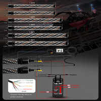 Luces LED Láser Tipo Antena Duraderas para Todoterreno 2026 con Control Remoto por Aplicación, Luces Láser sin Antena para UTV ATV RZR