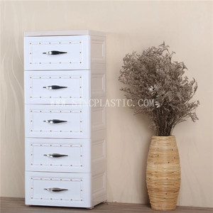 Meubles de bureau en <span class=keywords><strong>plastique</strong></span> classeur à <span class=keywords><strong>5</strong></span> <span class=keywords><strong>tiroirs</strong></span> avec poignée - Product Image 3