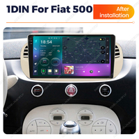 Autoradio Android 11, 8 go/128 go, lecteur DVD, GPS, DSP, WIFI, 5G, commandes au volant, vidéo, stéréo, pour voiture FIAT 500, Stock européen et original
