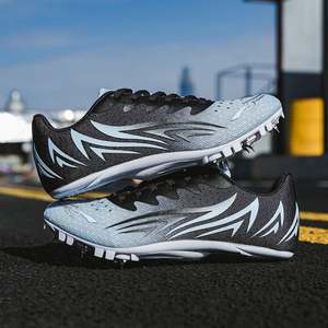 Venta al por mayor Stock Made China Athelic Adult Track and Field Sprinting Long Jump Three Step Standing Spikes Nail Shoes Sport Sneaker - Product Image 4