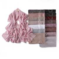 Luxe Strass Hijabs Châle Grande Taille Femmes Musulmanes En Mousseline De Soie Hijab Ensemble Complet Sparkle Diamant Cristal Hijab Rhin Pierre