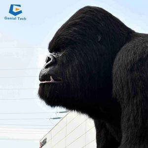CCAA59 parc d'attractions personnalisé modèle de gorille animal animatronique grandeur nature pour zoo - Product Image 2
