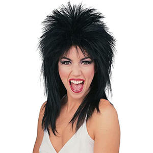 <span class=keywords><strong>Tina</strong></span> <span class=keywords><strong>Turner</strong></span> Wig80s Rétro Fluffy Hedgehog Head Cheveux Longs Raides Hommes et Femmes - Product Image 5