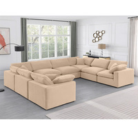Canapé modulaire PZCN, combinaison libre, canapé en U, canapé sectionnel pour salon, housses de coussin amovibles, canapé d'angle Cloud en vente