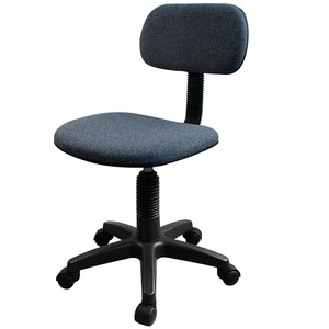 Silla de oficina moderna para sala de estar, sofá, muebles con malla negra completa, sin brazos, respaldo pequeño, silla giratoria para tareas de ordenador de oficina en casa - Product Image 3