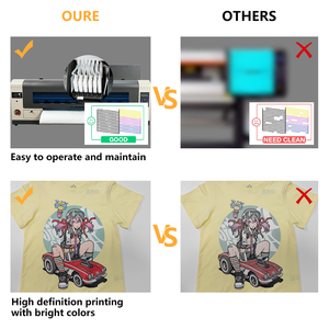 Erasmart, superventas, A1, 60CM, cabezales duales, I3200, 24 pulgadas, impresora DTF, camiseta, máquina agitadora de horno de impresión de película, impresora A1 DTF - Product Image 4