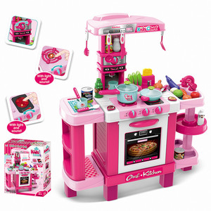 I bambini felici altro fingono di giocare in età prescolare giocattoli da cucina, giocattoli da cucina Set da cucina finzione gioco, giocattoli da cucina per ragazze Set - Product Image 4