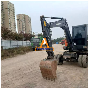 Excavatrice d'occasion Doosan DX60W de Corée Machine à pneus de 6 tonnes avec roues de 60W Les composants principaux incluent la vente d'engrenages de moteur de pompe à moteur - Product Image 3