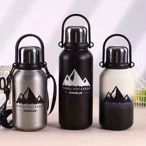 Thermos isotherme de haute qualité en acier inoxydable moderne, anti-fuite, pour le sport, les activités de plein air et le camping - Product Image 6