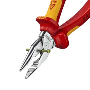 Pince combinée KNIPEX 08 26 185 SB à bec effilé, isolée, avec poignées à poignées multi-composants, testée VDE - Product Image 5