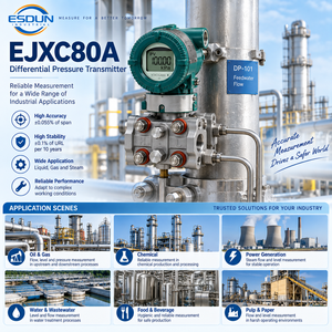 Capteur de niveau intelligent à diaphragme différentiel EJXC80A 4-20mA pour la mesure de processus industriels - Product Image 5