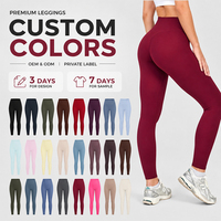 Leggings de sport pour femmes, haute élasticité, nylon et élasthanne, taille haute, effet push-up, séchage rapide, respirants, pantalons d'entraînement, vêtements de fitness, fournisseur