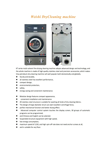 Máquina de Limpieza en Seco Multisolvente Totalmente Automática Comercial de 8 kg, Función de Acero Inoxidable 304 - Product Image 4