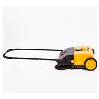 Balayeuse manuelle en plastique pour sols, largeur de balayage de 550 mm, balayeuse pour routes et jardins, pour usage domestique en extérieur