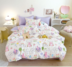 Edredón 3D con estampado de algodón con dibujos animados, juego de <span class=keywords><strong>cama</strong></span>, edredón para niños, <span class=keywords><strong>colchas</strong></span> y edredones, venta al por mayor - Product Image 3