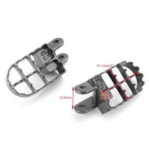 Pedane Poggiapiedi per Moto <span class=keywords><strong>Honda</strong></span> XR250/<span class=keywords><strong>400</strong></span> XR350R XR600R XR650L XR650R CR80 - Product Image 2