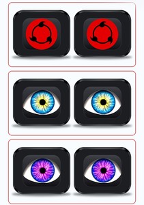 6 modes de couleur d'œil, changement et clignotement cycliques, éclairage LED pour rétroviseur de moto/vélo électrique, affichage œil de démon - Product Image 3