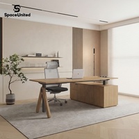 SpaceUnited Mobilier de bureau de luxe Bureau ergonomique réglable en hauteur pour cadres et managers