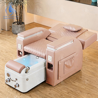 Salon de manucure de luxe Table de massage Canapé pour ongles Fauteuil Bath Foot Spa Fauteuil de pédicure