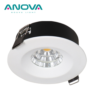 Estilo nórdico Downlight 7W Fijo Alto CRI90 Atenuación LED COB Foco empotrable IP44 3000K - Product Image 1
