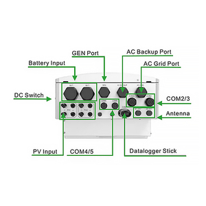 Solis USバージョン120/240Vスプリットフェーズハイブリッドインバータ10kw 12kw 14kw 16kW純粋正弦波ソーラーインバータ - Product Image 3