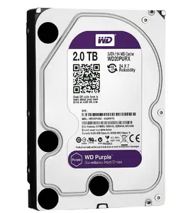 WD Purple 2TB Surveillance Hard Disk Drive - 5400 RPM Class SATA 6 Gb/s 64MB Cache 3.5 Inch - WD20PURX