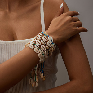 Bán Buôn Thời Trang Handmade Hawaii Đại Dương Tự Nhiên Chuỗi Vòng Đeo Tay Vỏ Màu Trắng Dệt Vòng Đeo Tay Cho Phụ Nữ - Product Image 6