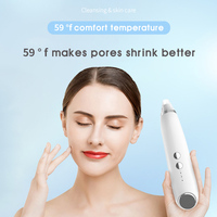 Dispositif d'instrument de beauté à domicile à micro-courant portable nettoyeur de pores et masseur de visage raffermissant avec dissolvant de points noirs prise américaine
