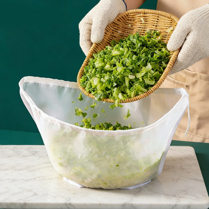 Bolsa exprimidora para relleno de verduras, filtro ultrafino para leche de soja, bolsa exprimidora grande para verduras de cocina, bolsa de deshidratación - Product Image 1
