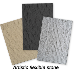 Linh hoạt đá trang trí gạch cắt-to-kích thước văn hóa Ốp từ Trung Quốc nhà sản xuất cho ngoài trời Rock & gạch trang trí tường - Product Image 3