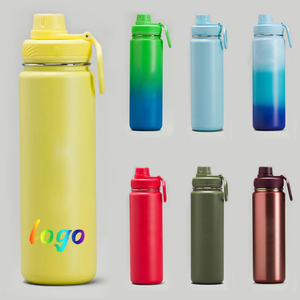 Nouvelle <span class=keywords><strong>gourde</strong></span> populaire 2024, 750 ml, vente en gros, <span class=keywords><strong>gourde</strong></span> chic, thermos, flacons isothermes, <span class=keywords><strong>gourde</strong></span> à eau de <span class=keywords><strong>24</strong></span> oz avec paille - Product Image 6