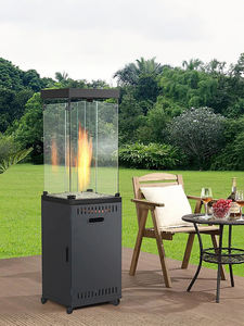 بنمط حديث لطاولة الغاز مع واقي الرياح ولوحة تحكم مخفية من الفولاذ للبناء لمساحات المعيشة الخارجية - Product Image 3