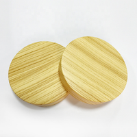 Pot de rangement rond en plastique vide haute capacité avec couvercle imitation bambou pour masque capillaire et lotion corporelle