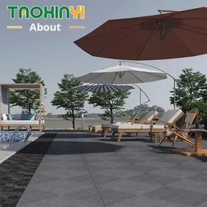 Dalles de sol pour cour extérieure, antidérapantes, pavés 600x600, pierre frittée, résistantes aux acides, à emboîtement, pour villa, terrasse, jardin, garantie 5 ans - Product Image 4