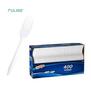 high quality plastic crockery disposable cutlery sets knives forks and spoons bendable safe for kids to use