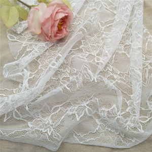 Tela de encaje de punto elegante de alta calidad, encaje francés ecológico para telas, textil de gasa - Product Image 5