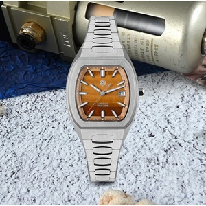 Montre Homme San Martin à Cadran en Pierre Précieuse Forme Baril PT5000 SW200 Mécanique à Remontage Automatique Date à 3H BGW-X1 10 Bar Étanche SN0145 - Product Image 3