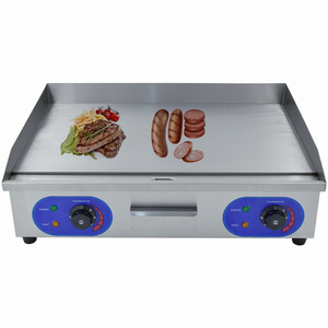 Grill électrique professionnel en acier inoxydable antiadhésif de 26 pouces (66 cm) - Product Image 1