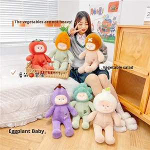 Nouvelle <span class=keywords><strong>série</strong></span> de poupées en peluche mignonnes de légumes transfrontalières, poupées populaires des célébrités d'Internet, oreillers câlins pour filles - Product Image 3