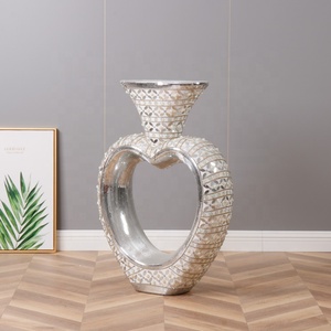 مادة أكسيد المغنيسيوم كبيرة تل الطابق المركزية عمود زهرية الزهرية الوقوف من شكل سماع - Product Image 4