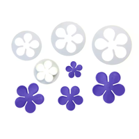 Fondant kuchen dekoration werkzeug küche gebäck 4er verschiedene blumen form kolben schneider