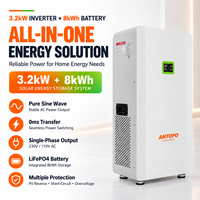 Système de stockage d'énergie tout-en-un ESS 8 kWh avec onduleur solaire intégré et batterie LiFePO4 pour la maison