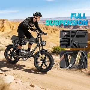 Bicicleta eléctrica personalizada con logotipo, motor de 20 pulgadas, neumáticos gruesos, bicicleta de montaña eléctrica, bicicleta urbana de ocio, bicicleta eléctrica de ciudad, ciclomotor eléctrico para adultos - Product Image 6