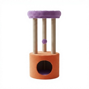 Griffoir Amistar de haute qualité avec fausse fourrure et une hauteur de 95 cm pour chats et chatons de toutes races et tailles - Product Image 1