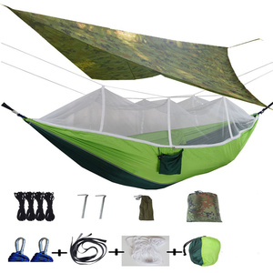 Mosquitera al aire libre Sombra Viaje Columpio de aire <span class=keywords><strong>Bosque</strong></span> Árbol Jardín Senderismo Vacaciones Picnic Camping Dosel <span class=keywords><strong>Hamaca</strong></span> - Product Image 3
