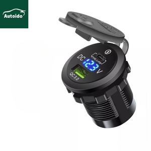 <span class=keywords><strong>Chargeur</strong></span> USB prise de courant adaptateur PD Type C QC 3.0 étanche double Ports USB Charge rapide pour <span class=keywords><strong>voiture</strong></span> - Product Image 1