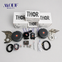 Evrensel THOR Elektronik Egzoz Tuning Kiti Çift Hoparlör + 1 ECHO Yüksek Ton Güçlendirici Mobil Uygulama Üzerinden Özelleştirilebilir Egzoz Sesi