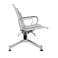 Chaise de longue historique, en acier inoxydable, mobilier de couloir, stand d'hôtellerie, en métal