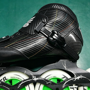 Patins à roulettes professionnels à grande vitesse avec base en fibre de carbone, grandes roues en PU, rollerblades de compétition pour adultes Ruidongle - Product Image 3